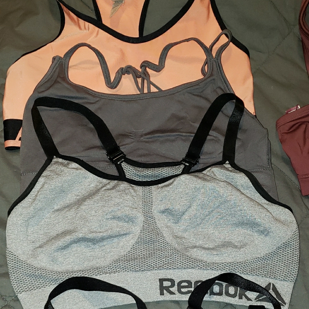 4 sports bras various brands